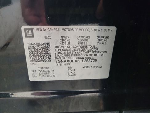 Used 2020 Chevrolet Equinox LT AWD/4WD image 33
