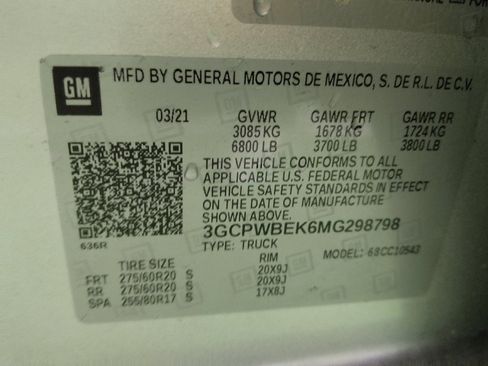 Used 2021 Chevrolet Silverado 1500 Custom RWD image 33