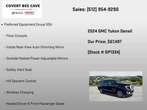 Certified 2024 GMC Yukon Denali w/ Max Trailering Package AWD/4WD image 12