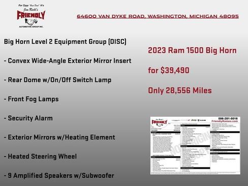 Used 2023 RAM 1500 Big Horn AWD/4WD image 6