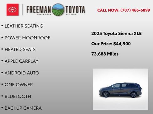 Used 2025 Toyota Sienna XLE FWD image 5