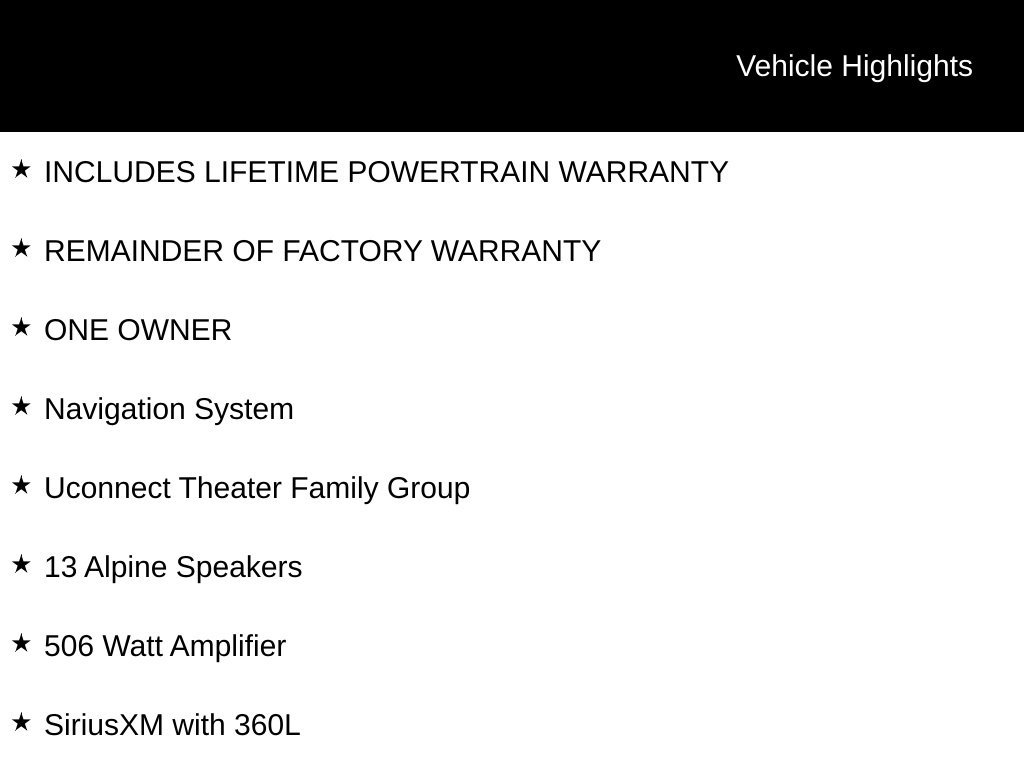 Used 2025 Chrysler Pacifica Select w/ Uconnect Theater Family Group FWD image 10