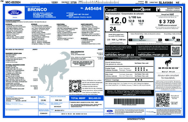 Certified 2025 Ford Bronco Big Bend AWD/4WD image 36