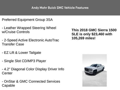 Used 2018 GMC Sierra 1500 SLE w/ Black Pack AWD/4WD image 13