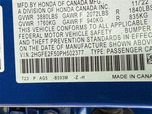 Used 2023 Honda Civic Sport image 21