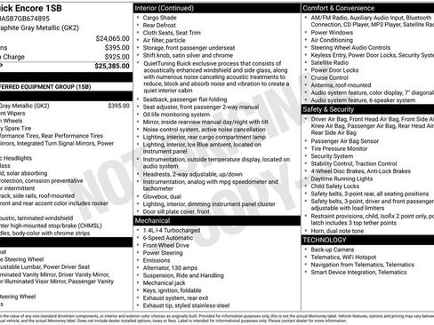 Used 2016 Buick Encore Base image 3