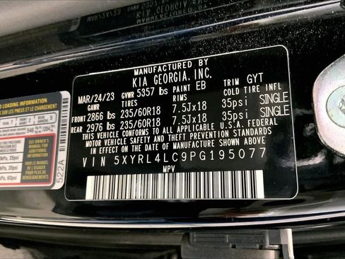 Used 2023 Kia Sorento S w/ Panoramic Sunroof Package FWD image 8