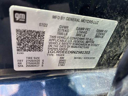 Certified 2022 Chevrolet Silverado 1500 RST w/ RST All Star Premium Package image 34