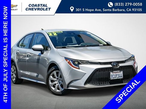 Used 2022 Toyota Corolla LE w/ Carpet Mat Package (TMS) FWD image 1