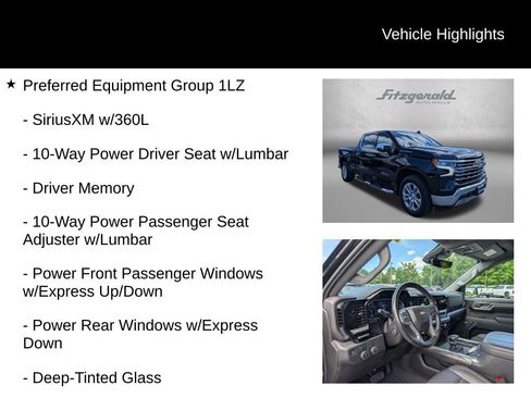 Used 2024 Chevrolet Silverado 1500 LTZ w/ Technology Package AWD/4WD image 9