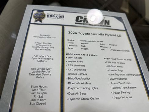 Used 2026 Toyota Corolla LE w/ LE Premium Package image 40