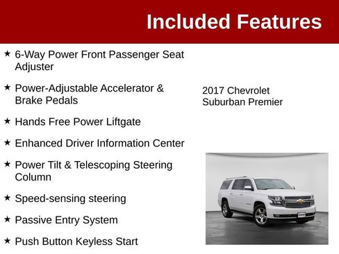 Used 2017 Chevrolet Suburban Premier AWD/4WD image 4