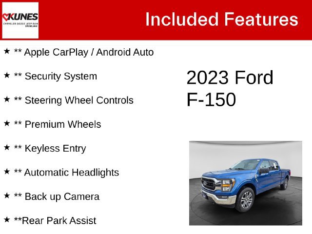 Used 2023 Ford F150 XLT w/ Equipment Group 301A Mid AWD/4WD image 4