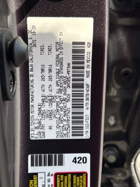 Used 2021 Toyota Tacoma TRD Off-Road AWD/4WD image 37