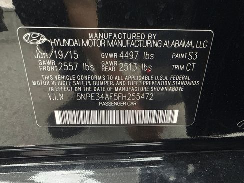 Used 2015 Hyundai Sonata Limited w/ Option Group 05 FWD image 52