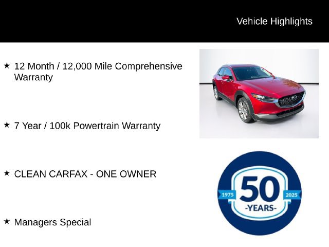 Used 2022 MAZDA CX-30 AWD 2.5 S w/ Select Package image 12