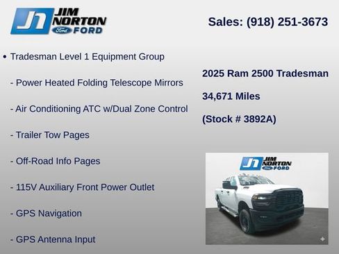 Used 2025 RAM 2500 Tradesman AWD/4WD image 14