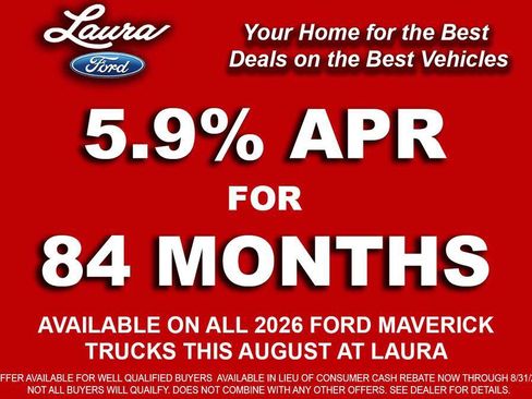 New 2026 Ford Maverick XLT w/ Equipment Group 301A AWD/4WD image 5