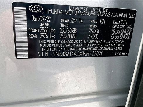 Used 2022 Hyundai Santa Fe SEL w/ Convenience Package image 29