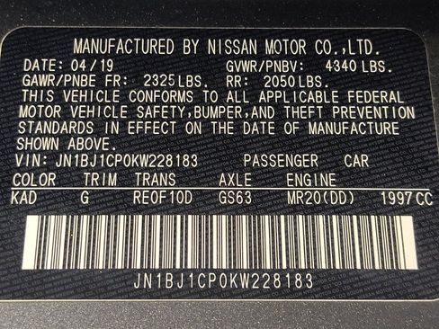 Used 2019 Nissan Rogue Sport S FWD image 33