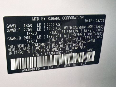 Used 2022 Subaru Outback Limited AWD/4WD image 25