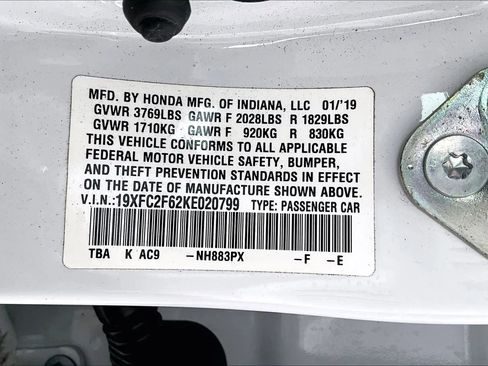 Used 2019 Honda Civic LX image 16