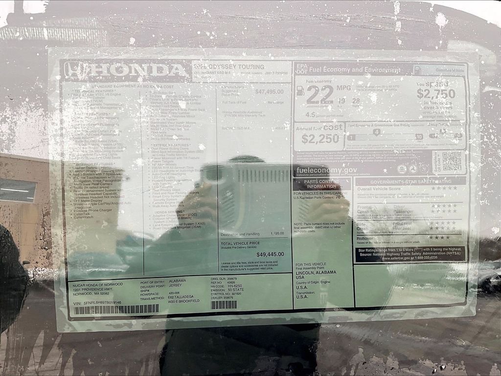 New 2026 Honda Odyssey Touring image 18