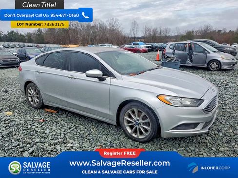 Used 2017 Ford Fusion SE w/ Fusion SE Technology Package image 5