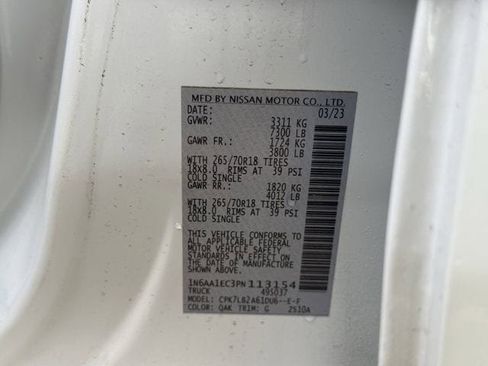Used 2023 Nissan Titan SV AWD/4WD image 34