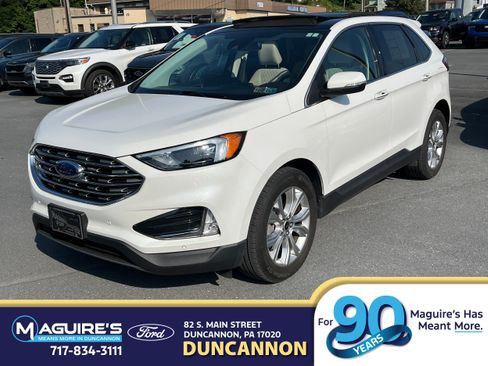 Certified 2023 Ford Edge Titanium w/ Class II Trailer Tow Package AWD/4WD image 1