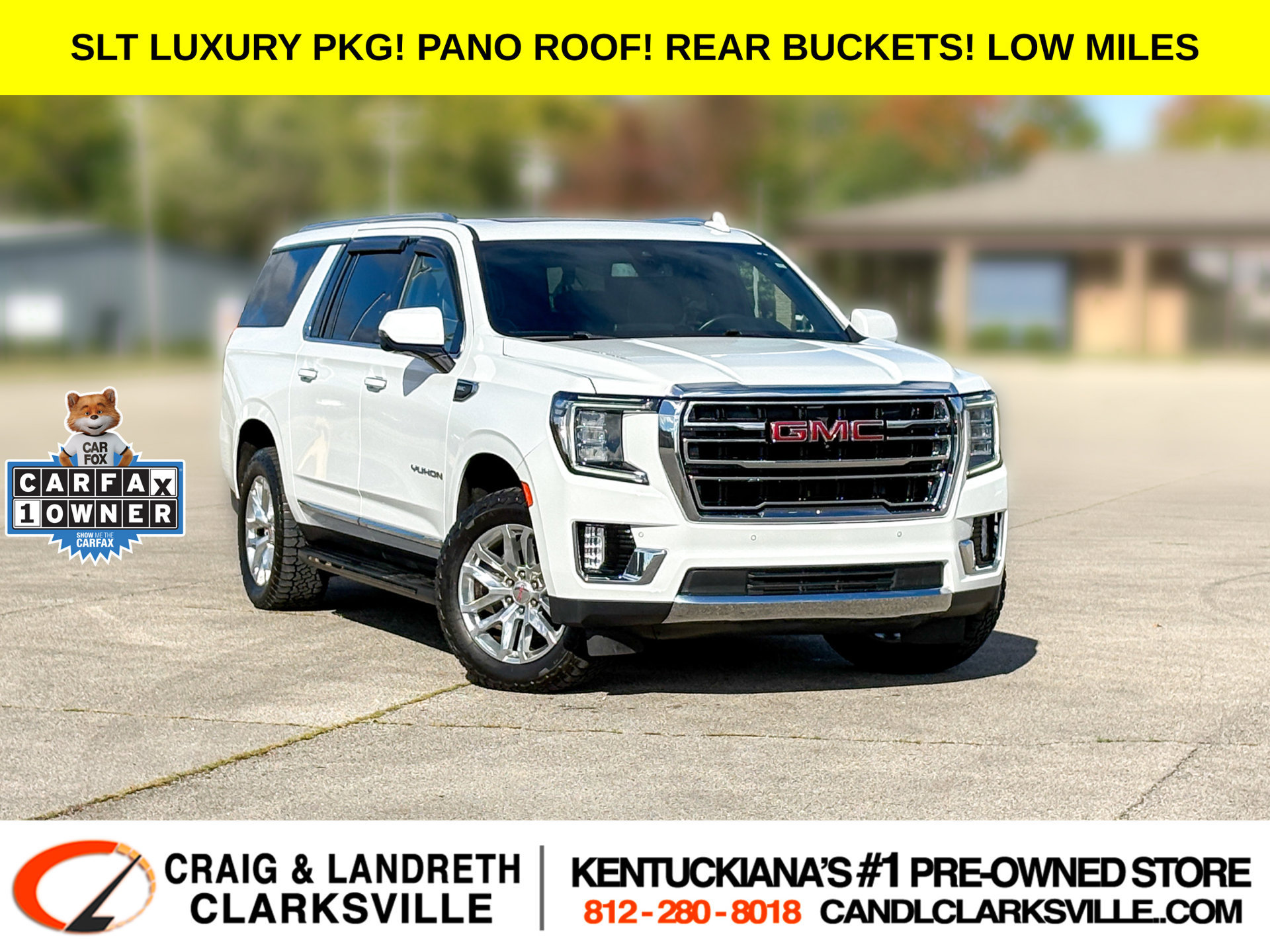Used 2022 GMC Yukon XL SLT w/ SLT Luxury Package AWD/4WD image 1