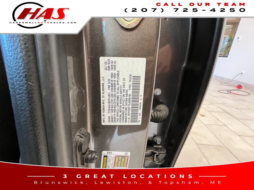Used 2020 Honda Ridgeline RTL-E image 16