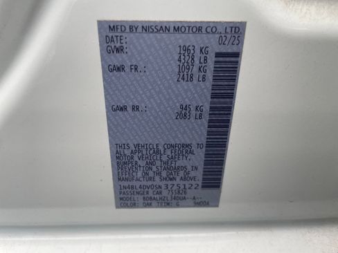 Used 2025 Nissan Altima 2.5 SV image 29