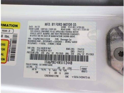 Used 2022 Ford Mustang GT Premium w/ GT Performance Package image 52