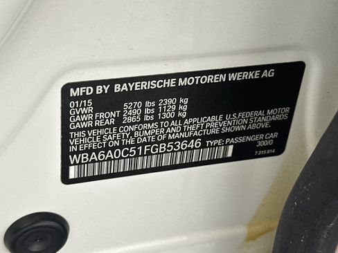 Used 2015 BMW 640i Gran Coupe RWD image 9