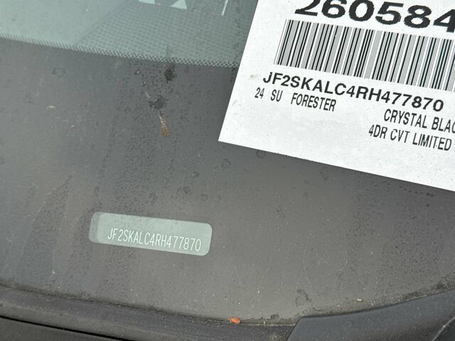 Certified 2024 Subaru Forester Limited AWD/4WD image 3