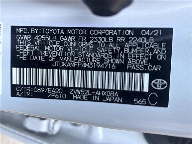 Certified 2021 Toyota Prius Prime Limited FWD image 29