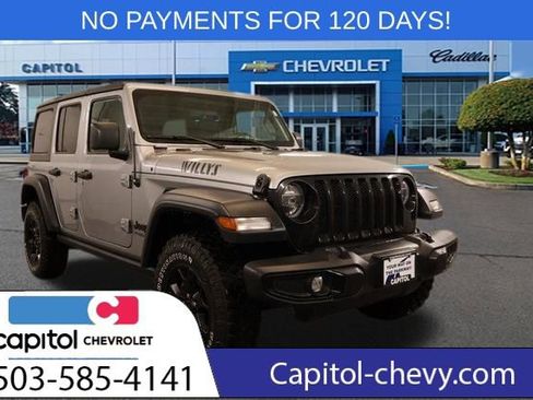 Used 2021 Jeep Wrangler Unlimited Sport image 1