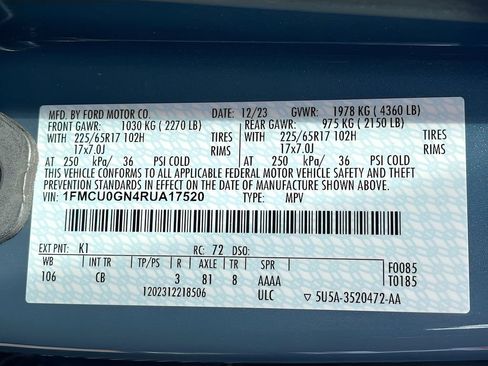 Used 2024 Ford Escape Active FWD image 30