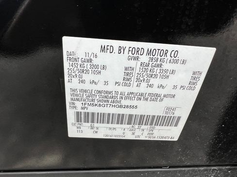 Used 2017 Ford Explorer Sport w/ Equipment Group 401A image 6