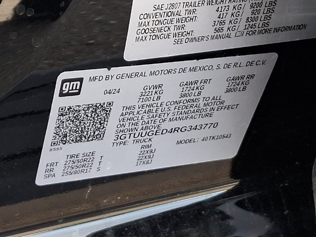 Used 2024 GMC Sierra 1500 Denali w/ Denali Reserve Package AWD/4WD image 30