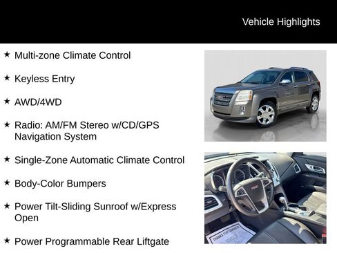 Used 2012 GMC Terrain SLT w/ Chrome and Technology Package AWD/4WD image 21