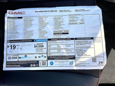 New 2026 GMC Canyon AT4 image 14