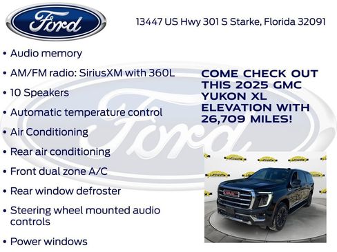 Used 2025 GMC Yukon XL Elevation AWD/4WD image 20