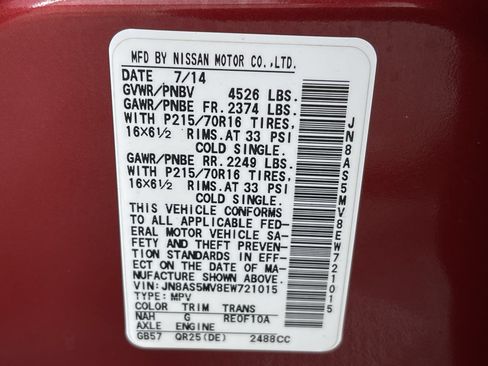 Used 2014 Nissan Rogue S w/ Convenience Package AWD/4WD image 12
