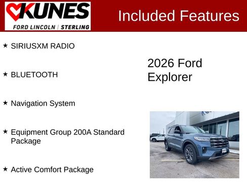 New 2026 Ford Explorer Active w/ Active Comfort Package image 4
