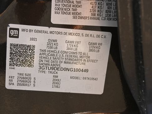 Used 2022 GMC Sierra 1500 SLT AWD/4WD image 29