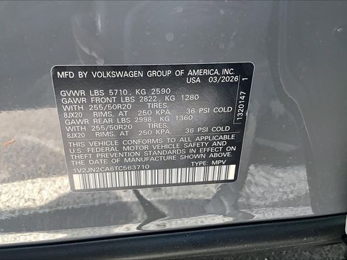 New 2026 Volkswagen Atlas SE image 19