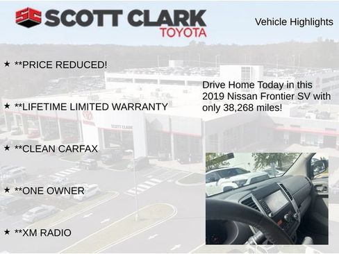 Used 2019 Nissan Frontier SV w/ Value Truck Package AWD/4WD image 11