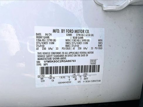 Used 2024 Ford Explorer ST w/ Equipment Group 401A AWD/4WD image 37